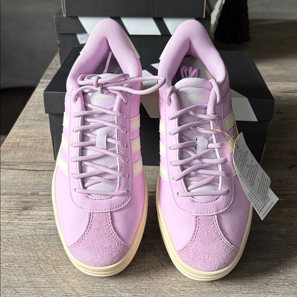 NWT Adidas VL Court Bold Women’s Shoes - JI1791 - Picture 9 of 9